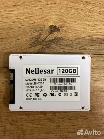 SSD накопитель Nellesar 120gb SATA 3