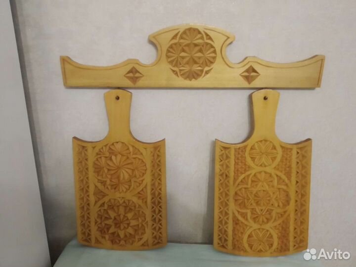 Набор разделочных деревянных досок