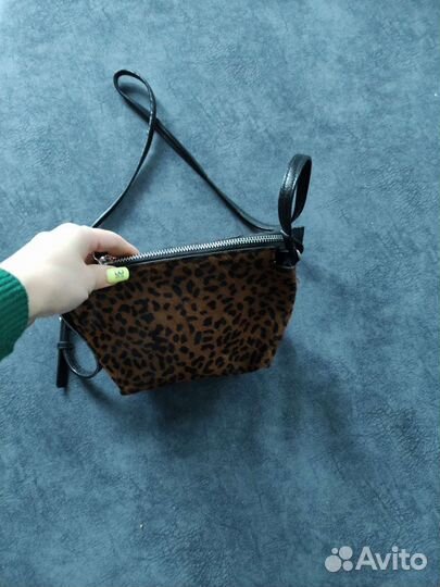 Мини сумка клатч mango (натуральная кожа)