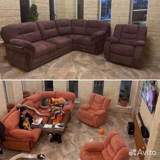 Профессиональная перетяжка мягкой мебели