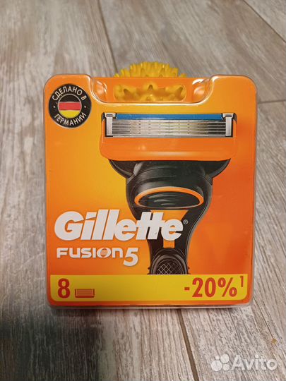 Лезвия Gillette Fusion5 8шт.Оригинал