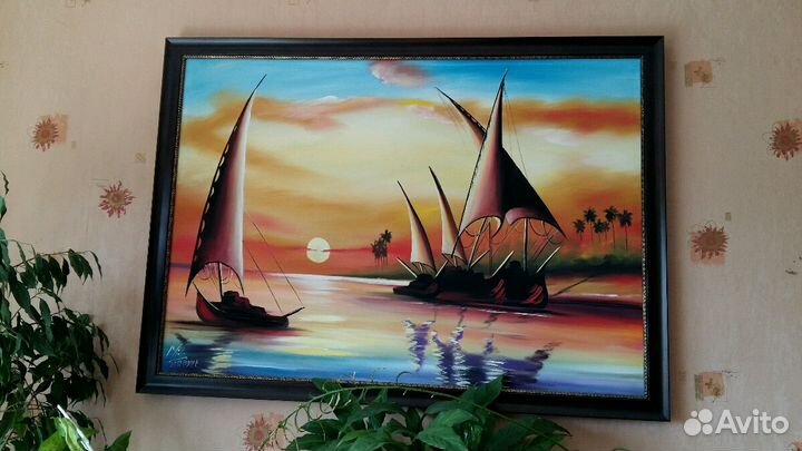 Продаю картину из Египта. Масло, холст