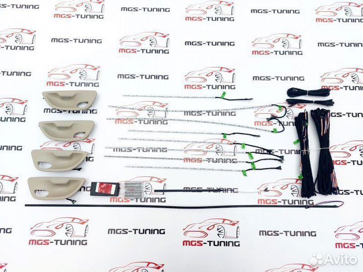 Подсветка салона Ambient устричная BMW 5 F10 ф10