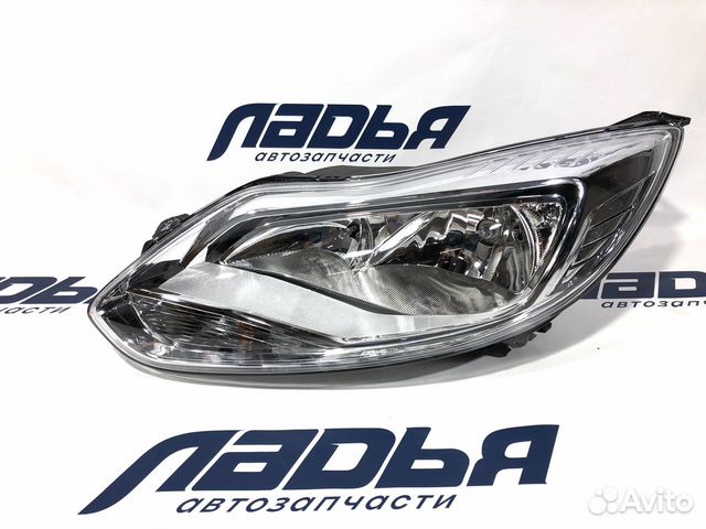 Фара Ford Focus 3 левая хром