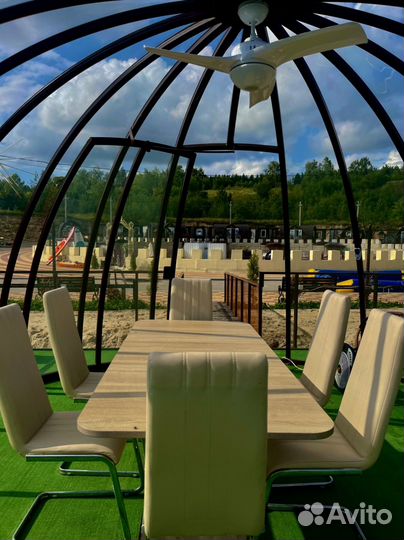 Беседка в форме купола над водой «Созвездие»