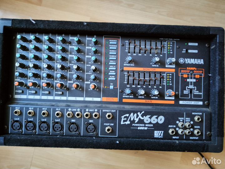 Усилитель с миксерным пультом yamaha emx660