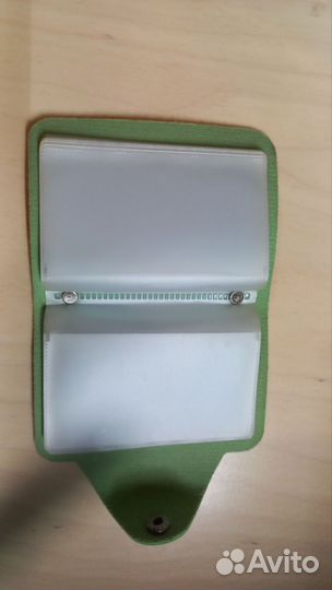 Визитница на кнопке, 20 карт