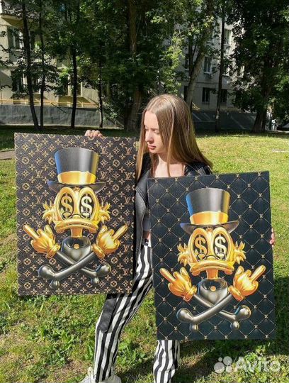 Картина на холсте скрудж макдак