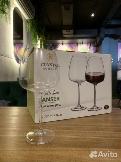 Бокалы для красного/белого вина