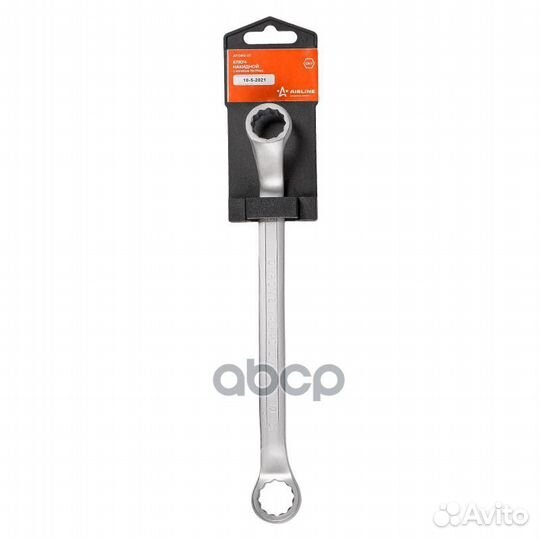 Ключ накидной с изгибом 18х19мм 38189;512198;K