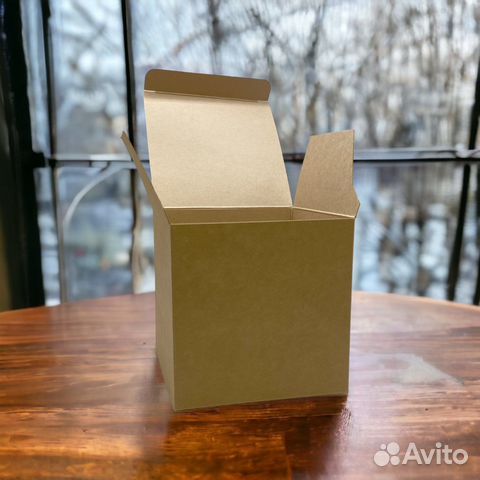 Коробка картонная для свечей и подарков 9*9см