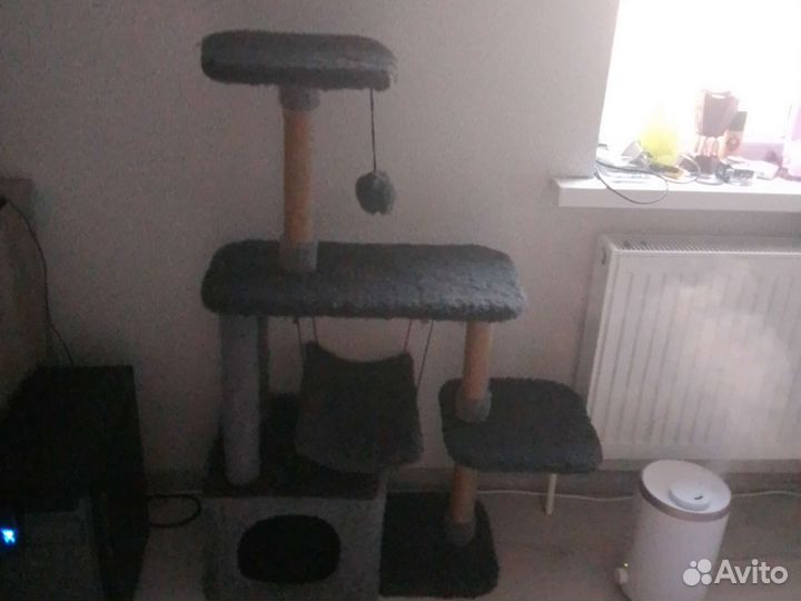 Кошачий комплекс, домик для котов, когтеточка