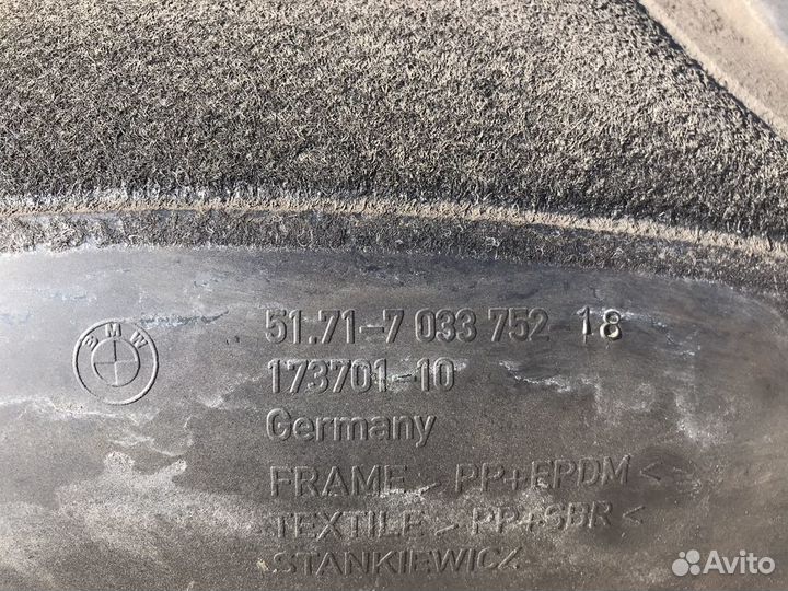 Подкрылок задний правый Bmw E60