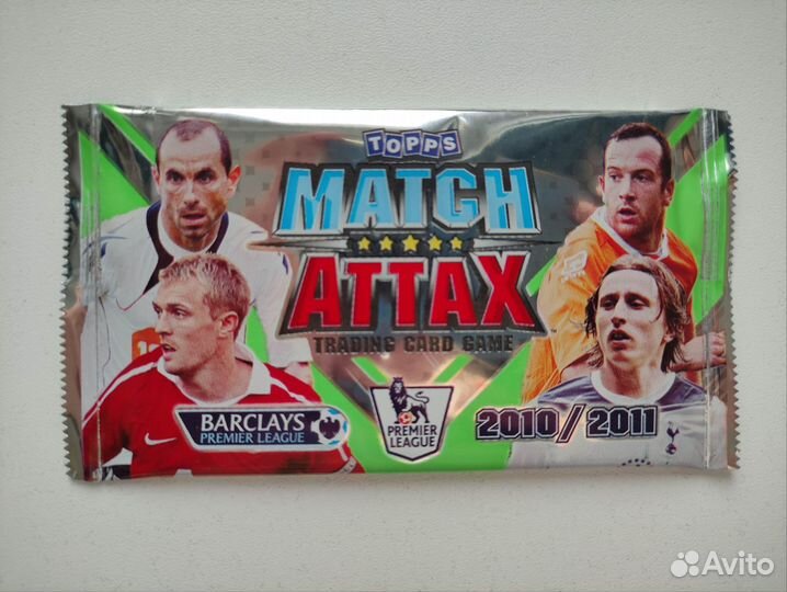 Блок карточек topps апл 2010-11 Match Attax