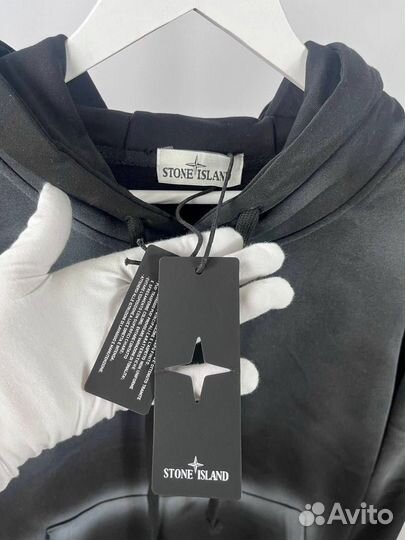 Толстовка Stone Island (черная) (Арт.65129)