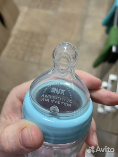 Бутылочки для кормления nuk стеклянная