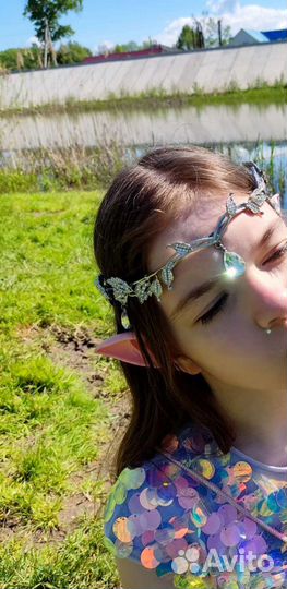 Косплей Эльфийки Аниме наряд реквизит для фотосесс