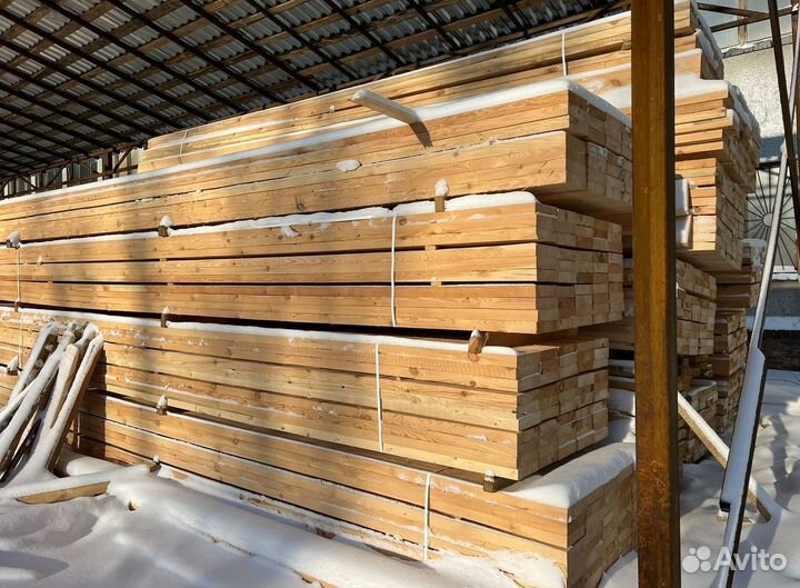 Доска обрезная 50х150х6000мм 1 сорт ГОСТ