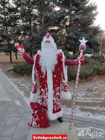 Карнавальный костюм деда мороза и снегурочки