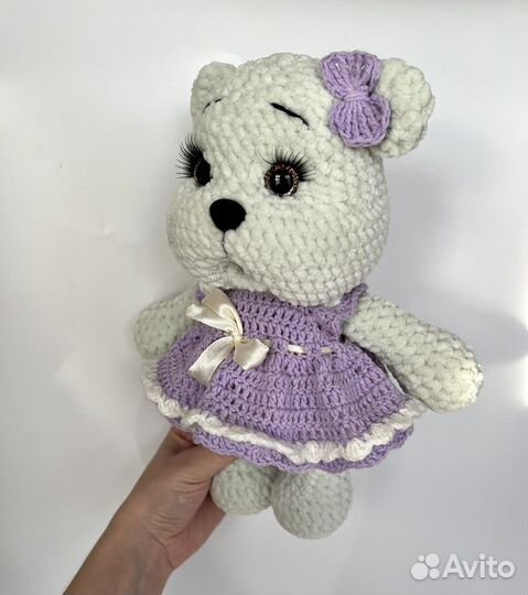Вязаные игрушки Мишка