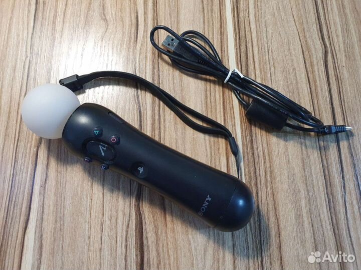 PS3/PS4 Move Motion Controller cech-zcm1r + кабель