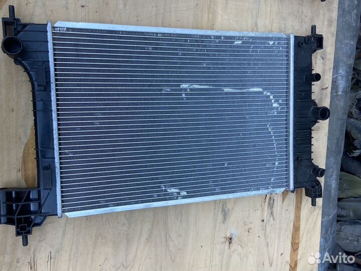 Радиатор охлаждения на chevrolet aveo