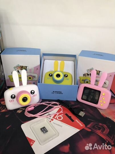 Детский цифровой фотоаппарат Зайчик