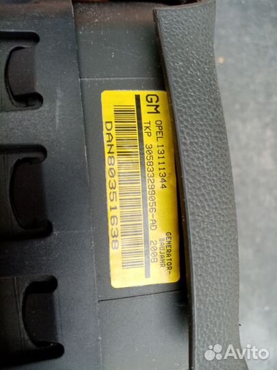 Подушка безопасности руля Opel Astra H