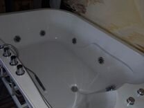 Ванная угловая джакузи, с гидромассажем,1,20м1,69м