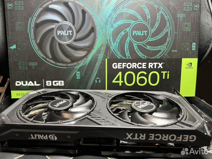 Видеокарта rtx 4060ti palit dual