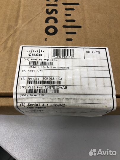 Cisco модуль WIC-1T