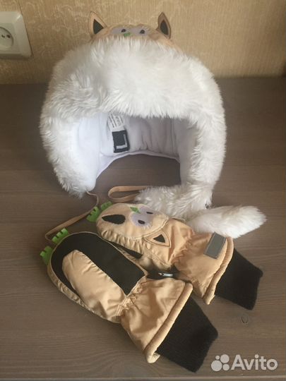 Шапка и варежки lummie