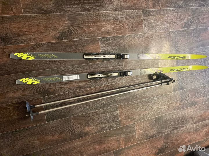 Лыжи беговые fisher детские