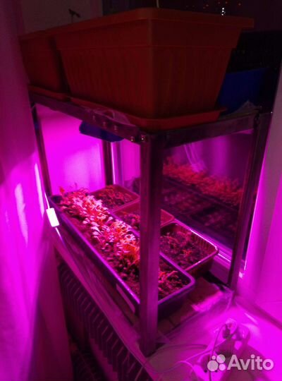 Стелаж оконный для рассады