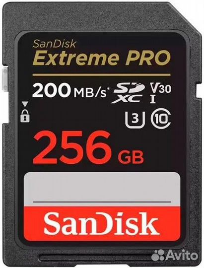 SanDisk extreme pro 256 GB 200 MB/S