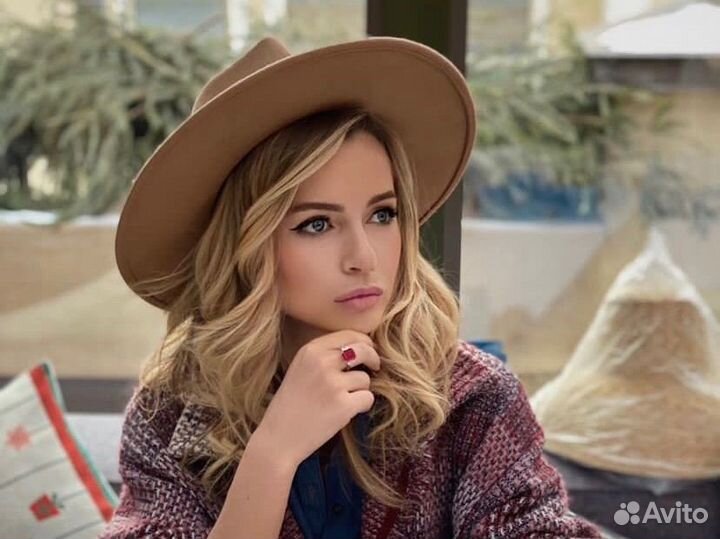 Шляпа федора из шерсти