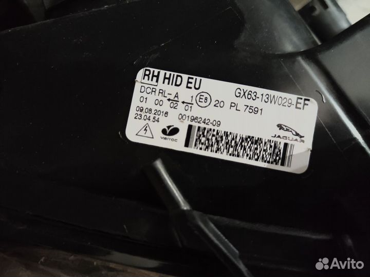 Фара правая Jaguar XF 2 2015-2024