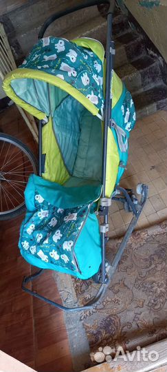 Детские санки коляска ника