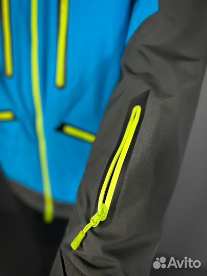 Куртка горнолыжная унисекс Running River голубая