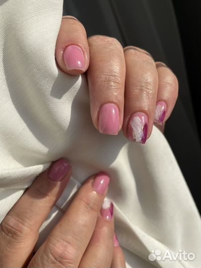 Маникюр с покрытием гель лак