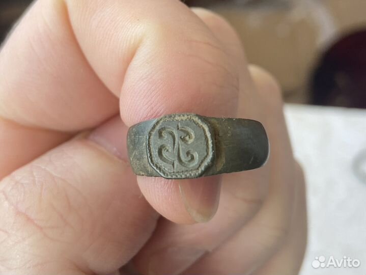 Кольца старинные, узор