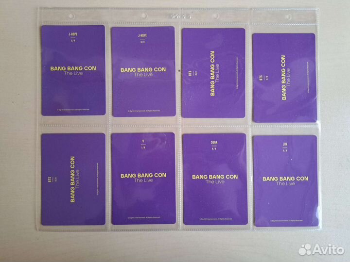 Карты BTS Bang bang con