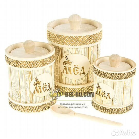 Бочонок для меда Туесок 1 кг