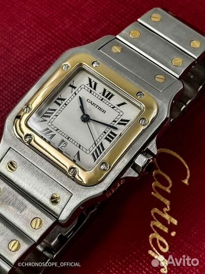 Cartier Santos Galbee Lady Quartz