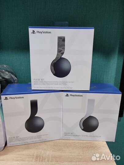 Наушники Sony Playstation 4 и 5 Pulse 3d. Новые
