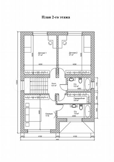 Дом 186 м² на участке 8 сот.