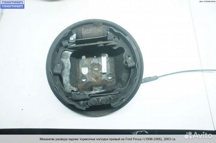 Щит тормозной зад/право Ford Focus I, 2003
