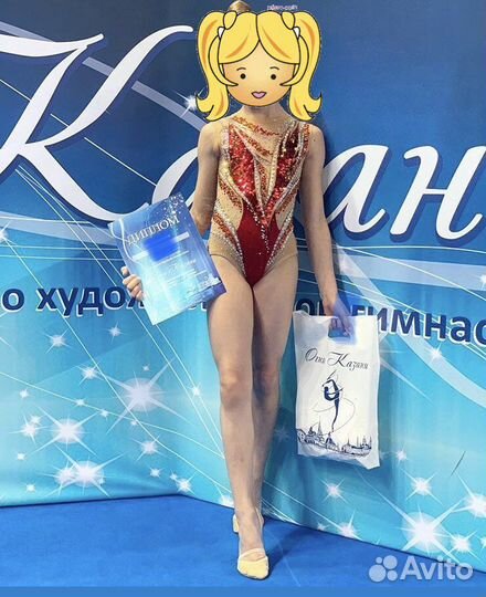 Купальник для художественной гимнастики 130-145