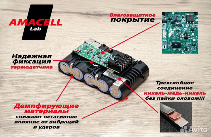 Аккумуляторы для Milwaikee M18 4A высокотоковые