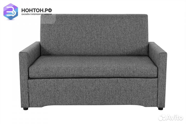 Диван выкатной Виктория-5 с кантом серый